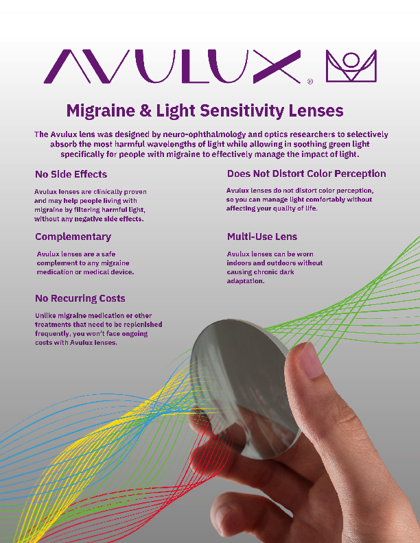 Avulux Avulux Migraine Lenses